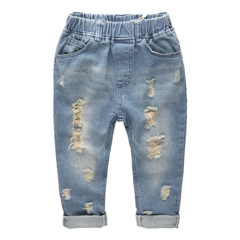 Года Детские джинсы на возраст от 2 до 10 лет джинсы для мальчиков детские джинсы для стройных детей в корейском стиле джинсы для мальчиков удлиненные джинсы детские брюки штаны брюки на мальчиков - Цвет: As Shown 1