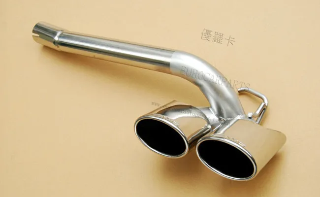 Выхлопные наконечники C63 подходят для MB C-class W204 C180 C200 к A-style endpipe W204 глушитель советы один до 4 matic стиль