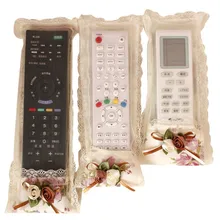 3 шт./компл. Главная пастырской цветок ткань Книги по искусству Дистанционное управление Наборы для ухода за кожей ТВ Кондиционер Дистанционное управление Пылезащитный чехол Перевозка груза падения