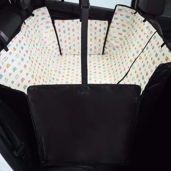 

Dog Car Seat Cover Pet Hammock Waterproof Oxford Fabric Back Seat Cover with Side Flaps for Pets Traveling 130x150x55cm