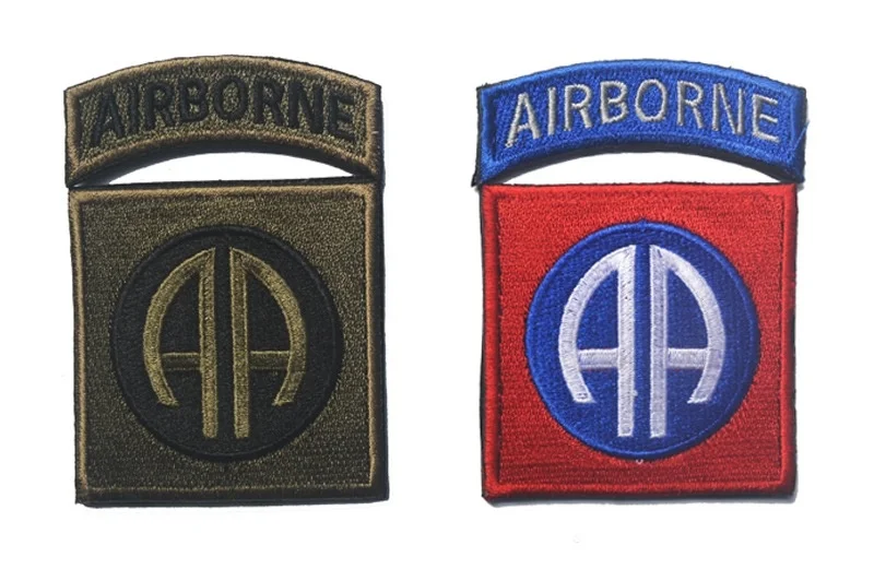 

82nd Multicam Embroidery Patch Armband Badge Military Tactical Morale Decorative Patches Sewing Applique