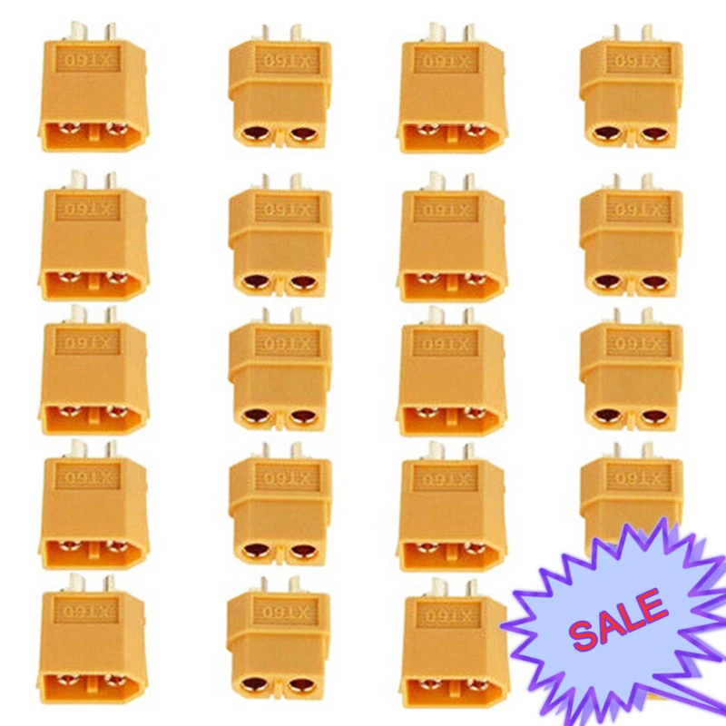 

2pcs XT60 XT-60 Male Female Bullet Connectors Plugs For RC Lipo Battery (1Pair) Wholesale