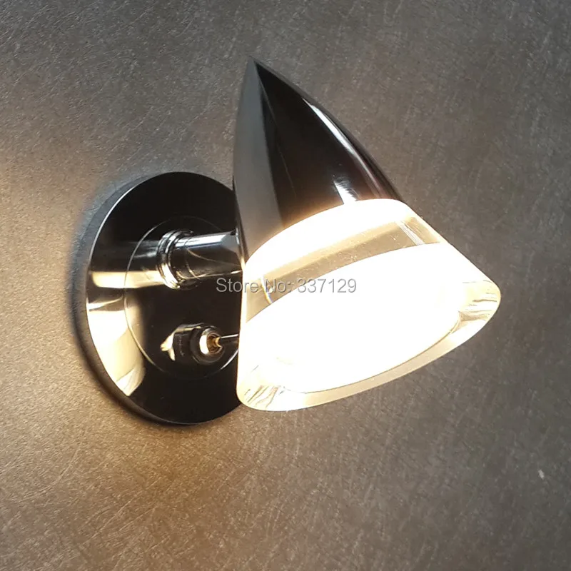 

Topoch LED Lamp Recessed 3W Directional Head Al+PMMA Housing Chrome Finish AC100-240V DC12/24V Compact Neat for Cars Boats