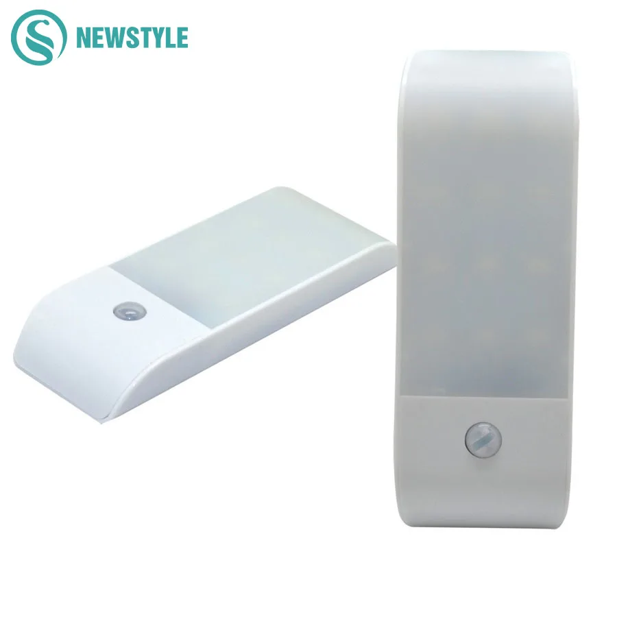 

Mini 12led LED Night Light Lamp Rechargeable LED Sensor light 2 Modes Lighting Effect Corridor Bathroom Wardrobe Emergency Lamps