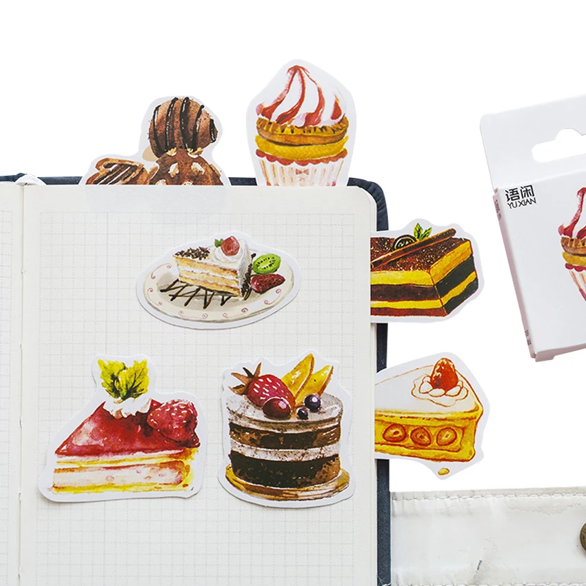 

20pack/lot Kawaii Sweet Cake Sticker Pack Mini Paper Sticker Decoration DIY Ablum Diary Scrapbooking Label Sticker