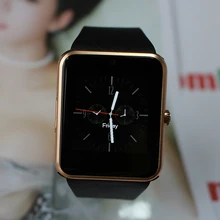 Bluetooth 3,0 Smart Uhr Smartwatch Armbanduhr Tragbare Geräte Für Android-Handy Mit Kamera Unterstützung Sim-karte PK DZ09 GT08