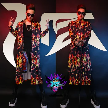 

Quan Zhilong jacket with the same section of men's casual jacket men's fashion show bar fashion trend of men's DJ men's clothing