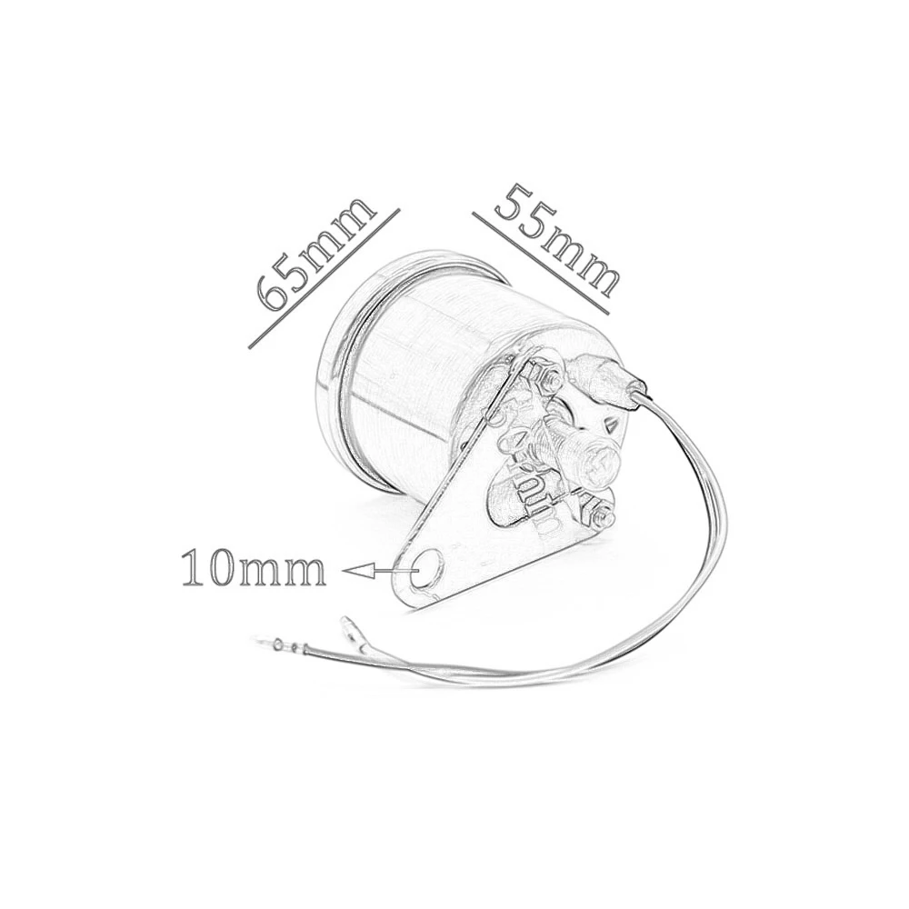 Универсальный Ретро индикатор для дооснащения мотоцикла DC 12 V мотоцикл винтажный спидометр одометр тахометр скутер инструмент для мотора