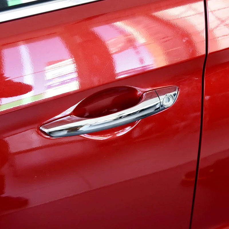 

For Hyundai Verna Solaris Accent 2017-2019 Fifth GE ABS Chrome Door Handle Trims Side Doors Catch Cover Car Styling Accessories