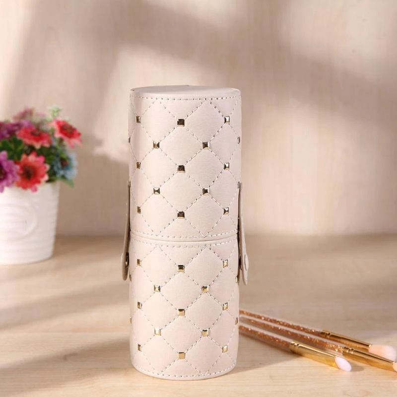 Fashion Makeup Brushes Holder Case Pu Leather Travel Pen Holder Storage Cosmetic Brush Bag Brushes Organizer Makeup Tools