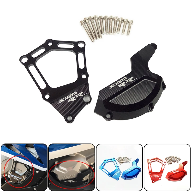 For BMW S1000RR HP4 Motorcycle Engine Saver Stator Protector Case Guard Cover Slider for BMW S1000RR HP4 K42 K46 2009-20115 New (1)