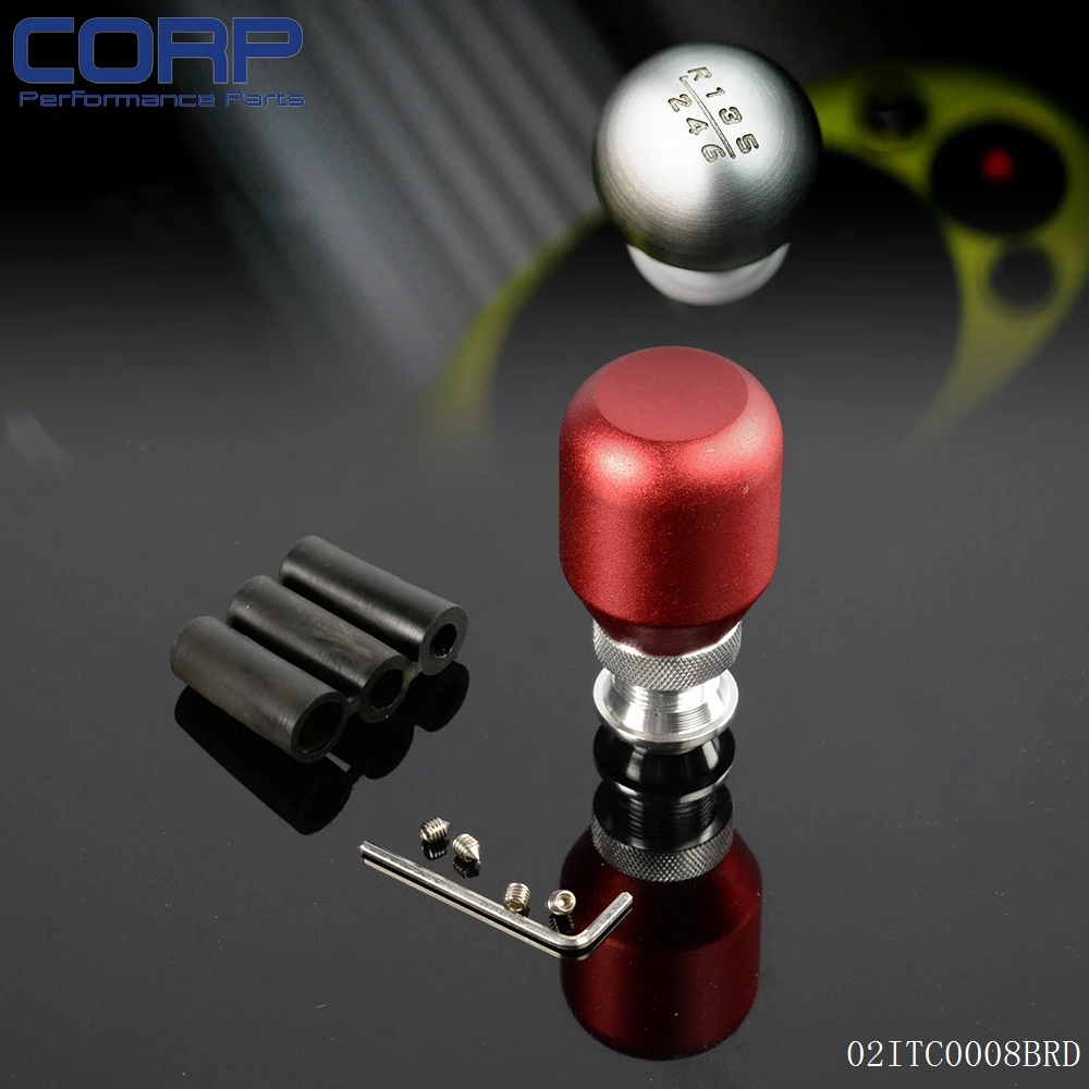 Universal Manual Aluminum Alloy Gear Stick Shift Shifter Lever Knob in