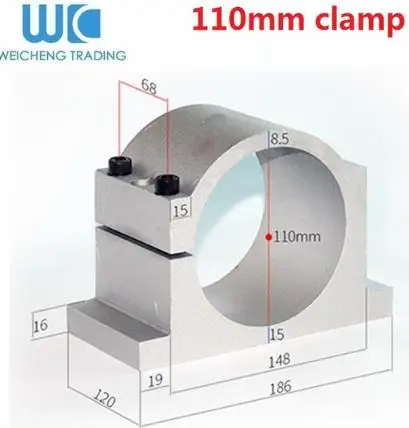 1 шт. шпинделя кронштейн привода шпиндель для гравировочной машинки держатель для мотора 120 мм два пункта