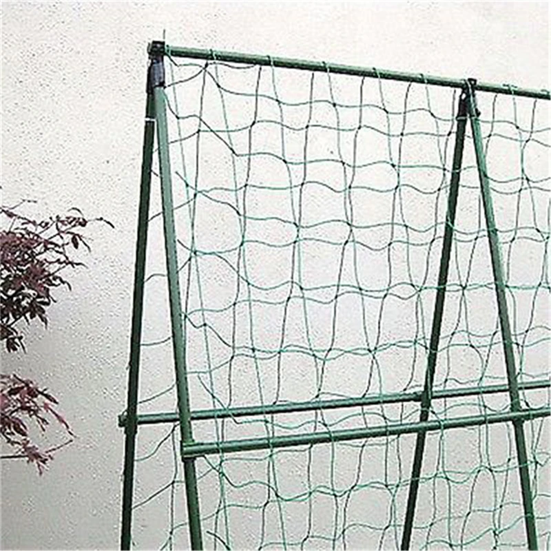 Садовая нейлоновая решетчатая сетка поддержка скалолазания фасоли растительных сеток растут Забор Зеленый