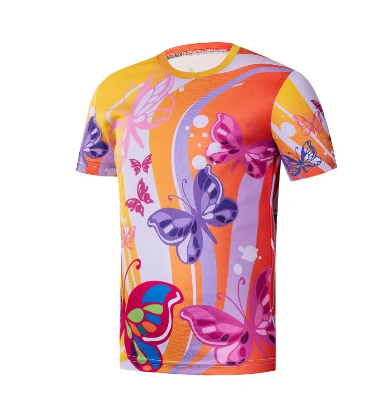 Новая летняя детская велосипедная футболка с короткими рукавами, рубашка для горного велосипеда, одежда для мальчиков и девочек, быстросохнущие футболки для мальчиков и девочек, Топ - Цвет: 15
