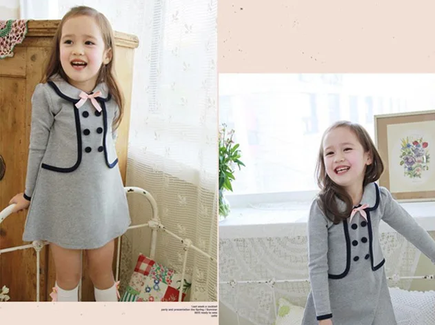 Spring Autumn Long Sleeves Children Girl Clothes Casual School Dress for Girls mini Casual Dress Kids Girl Party Wear Clothing