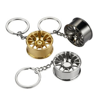

Keychain Holder llaveros Car Key Ring Wheel Hub Styling for Opel astra g/h/j mokka insignia meriva antara for Hyundai ix35 i20