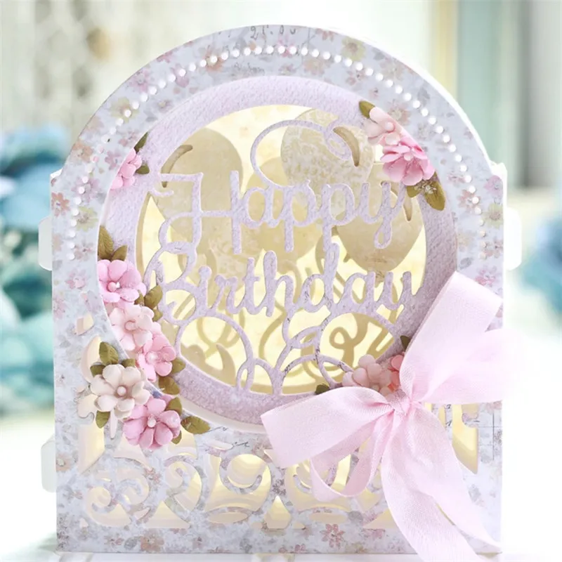 

Mold Flower round cabinet Metal Cutting Dies Die cutter Stencil DIY Scrapbook Paper Photo Craft Template Dies