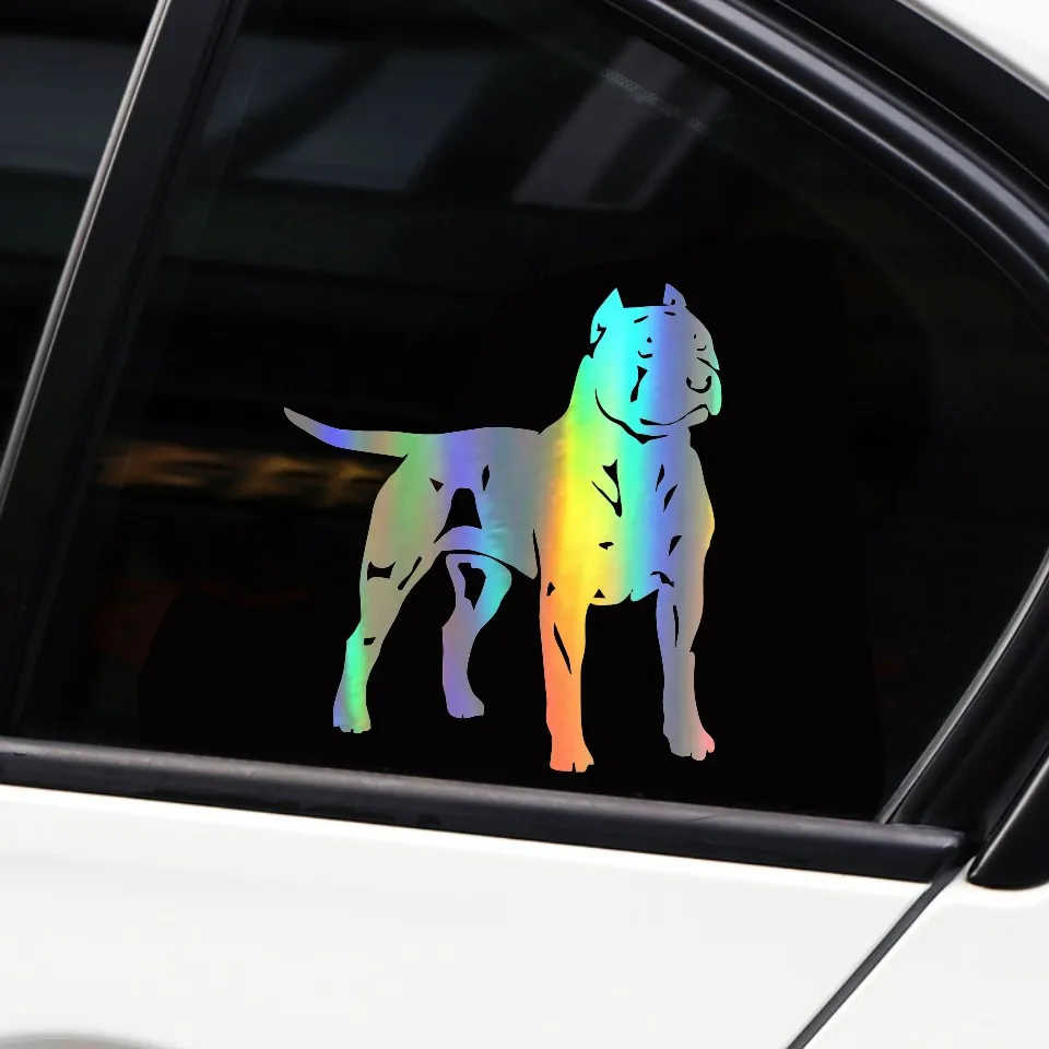 Anycuros Pit Bull American Staffordshire Terrier Dog Animal Decal Car Styling Decoration Stickers 13.515 (10)