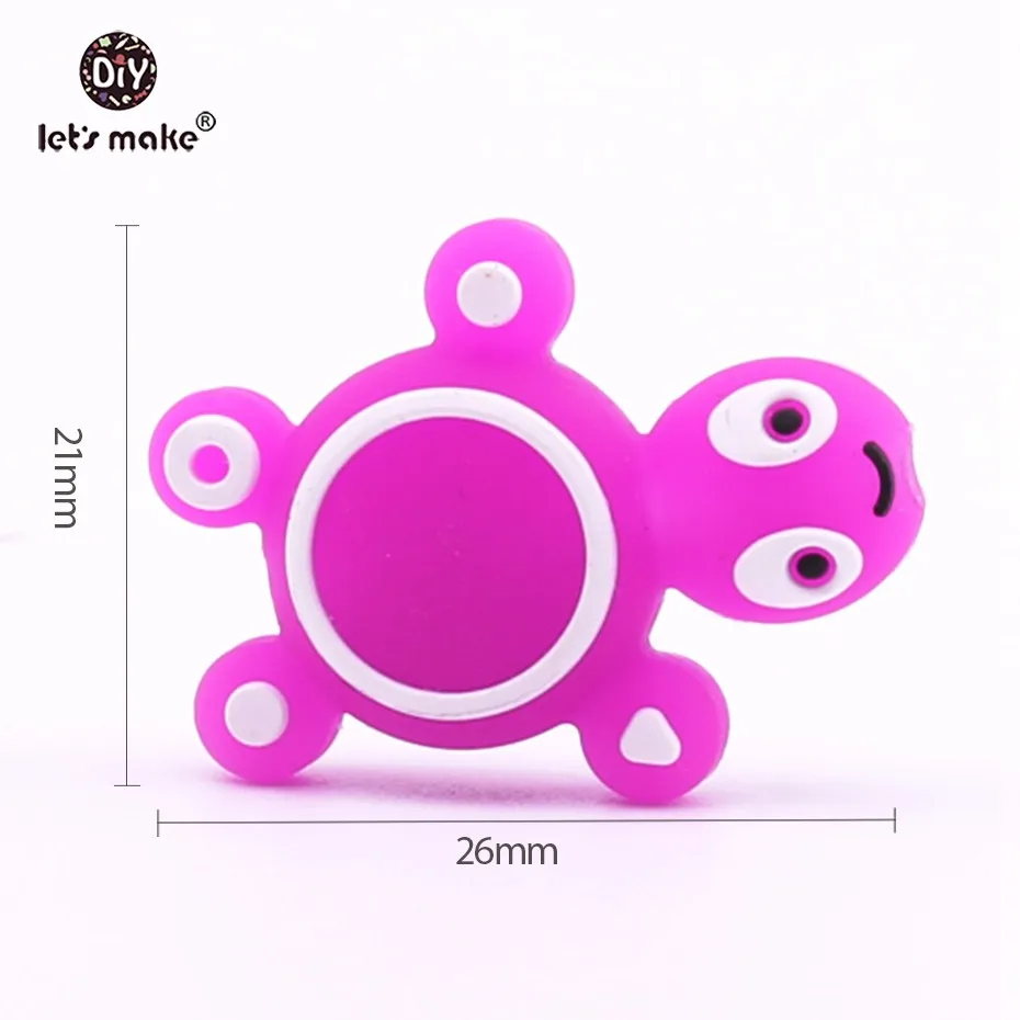Давайте сделаем Детские Прорезыватели, силиконовые Черепашки, 5 шт., 4-6 месяцев,, DIY, черепаха, пищевая, для домашних животных, грызунов, игрушки, аксессуары