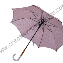 Прямые женские проверьте зонты, 210 т pongee Британский проверка авто, 60 т сплав вал для Испании Рынок, полноценно MadaM Зонты