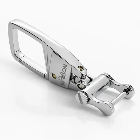 ShinMan чехол для ключей автомобиля, кожаный чехол для ключей для LEXUS RX270 ES250 NX200t E200 CT200h GS IS NS аксессуары - Название цвета: Zinc alloy key ring