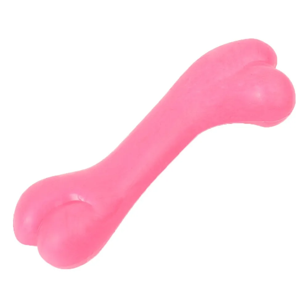 Rubber Bone Pet Squeaky Dog Toys Interactive For Puppy Training Fetch for dogs Little Gadget |