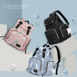 COLORLAND Multi-function Mommy Bags сумка для подгузников, мам рюкзаки Подгузники Сумки водостойкая Мода и прочный большая ВМЕСТИТЕЛЬНОСТЬ