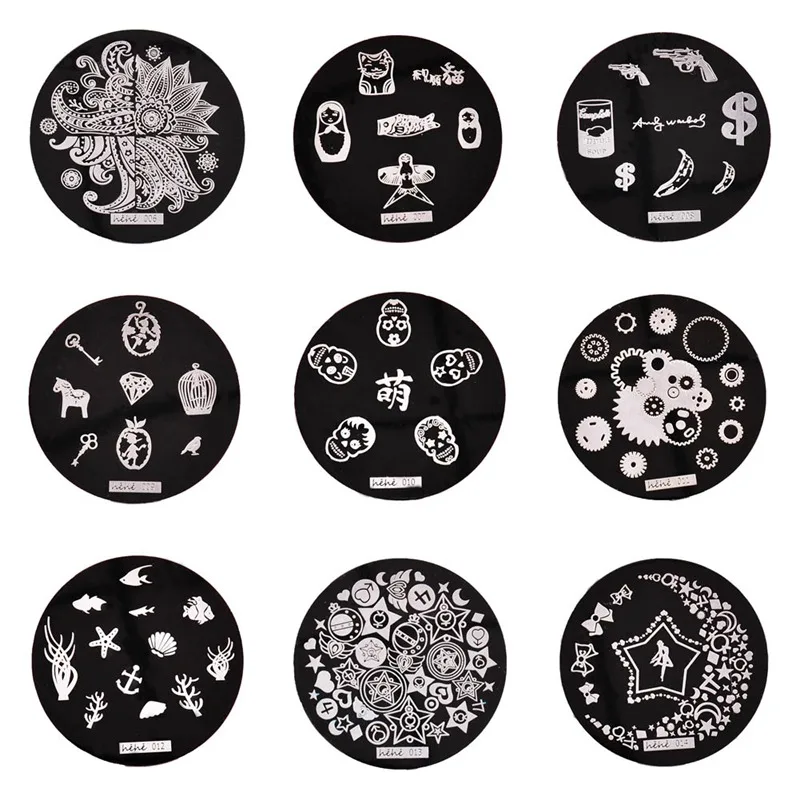 

1pc Beauty Flower Styles Image Polish Printing Nail Stamping Plates Nail Art Templates Stencils Manicure Styling Tools