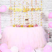 47-57 шт. розовый золотой венок на день рождения HatsParty шары с днем рождения баннер для детей с днем рождения украшения комплект
