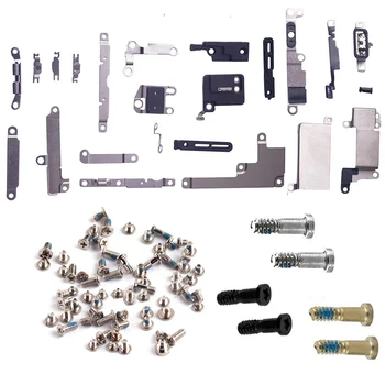 

for iPhone 7 7 Plus 8 8 Plus Full Set Small Metal Internal Bracket Shield Plate Kit Full Screw Set with Bottom Screws