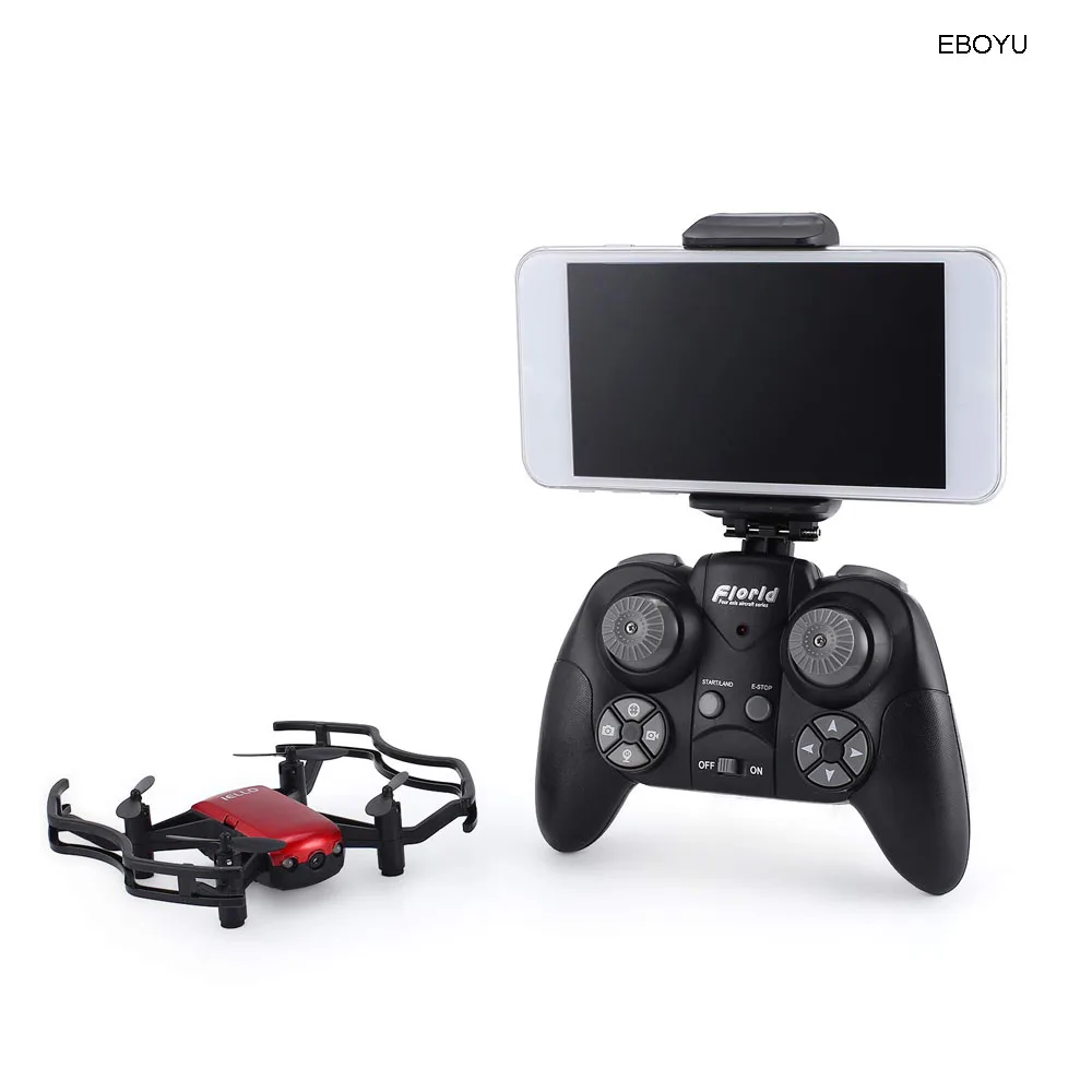 EBOYU F21W F21G Florld IELLO 720P Мини WiFi FPV Радиоуправляемый Дрон, удерживающий высоту, селфи-Дрон с управлением с приложением, Радиоуправляемый квадрокоптер, Дрон RTF