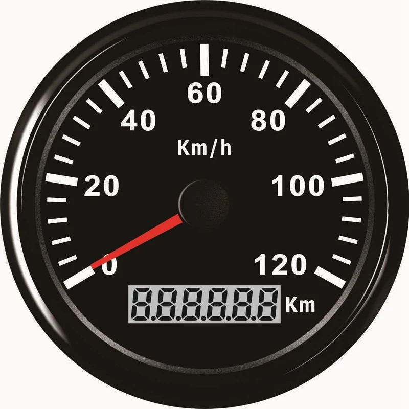 Универсальный 85 мм gps скорость метр 0~ 120 км/ч датчик скорости одометр ATV UTV Мотоцикл морской лодка Багги 12 В/24 В - Цвет: BN