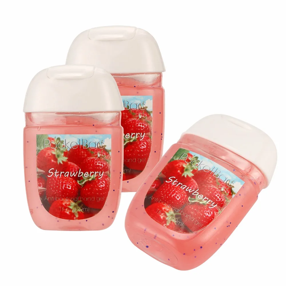 Strawberry liquid Hand Soap Portable Hands Sanitizer cleaner waterless