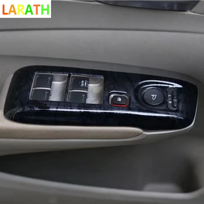 Для Honda City 2008 2012 углеродного волокна для леворульных автомобилей двери окна