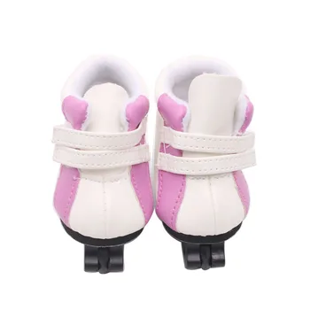 

Doll shoes ,bue sport leisure doll shoes for 18" inch american doll for gift S128
