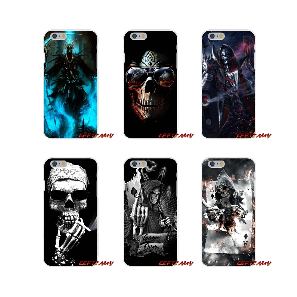 Силиконовый чехол с черепом Grim Reaper Poker Cards для Xiaomi Redmi Note 6A MI8 Pro S2 A2 Lite Se MIx Max 2 3 F1 Oneplus