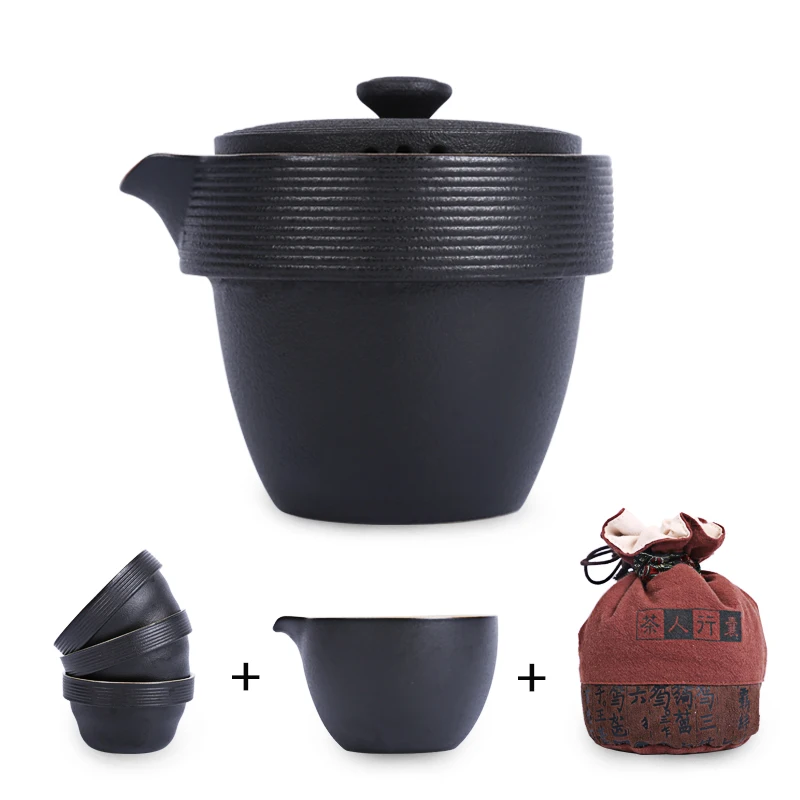 TANGPIN japanese teapot ceramic kettle gaiwan tea cups portable travel office tea set