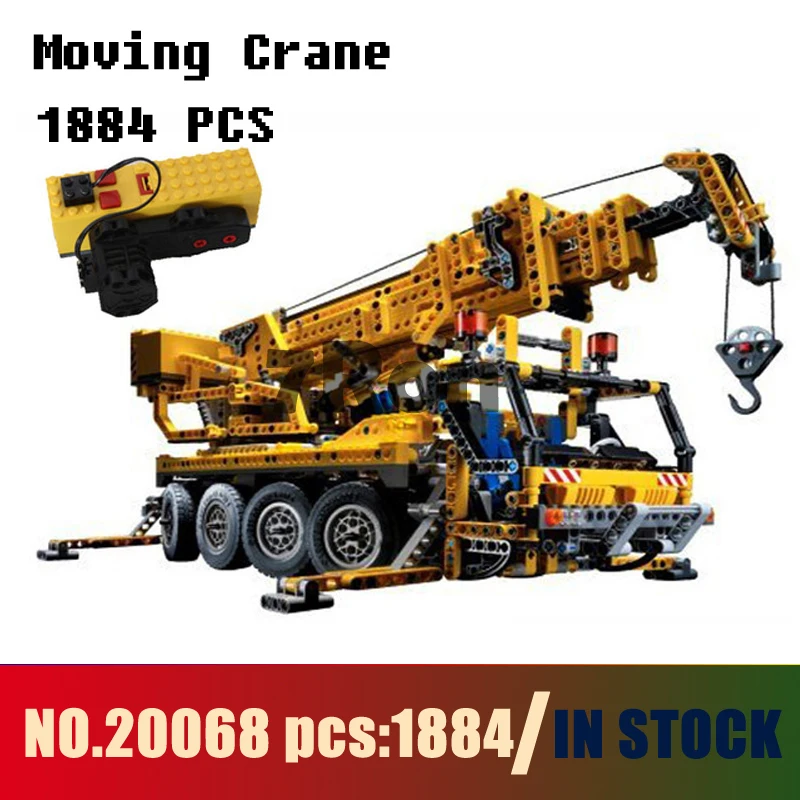 

Models building toy 20068 1884Pcs Technic Mechanical Series Moving Crane Building Blocks Compatible with lego 8421 toy & hobbies