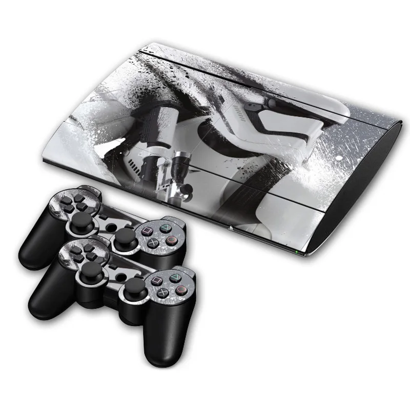 

Hot Sale Game console and controllers Skull Skin Sticker vinyl decal for PS3 Super Slim 4000 skin stickers