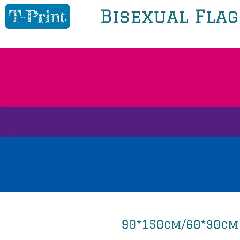 

60*90CM Banner Flying 150*90cm Flag Bisexual Pride Flag LGBT