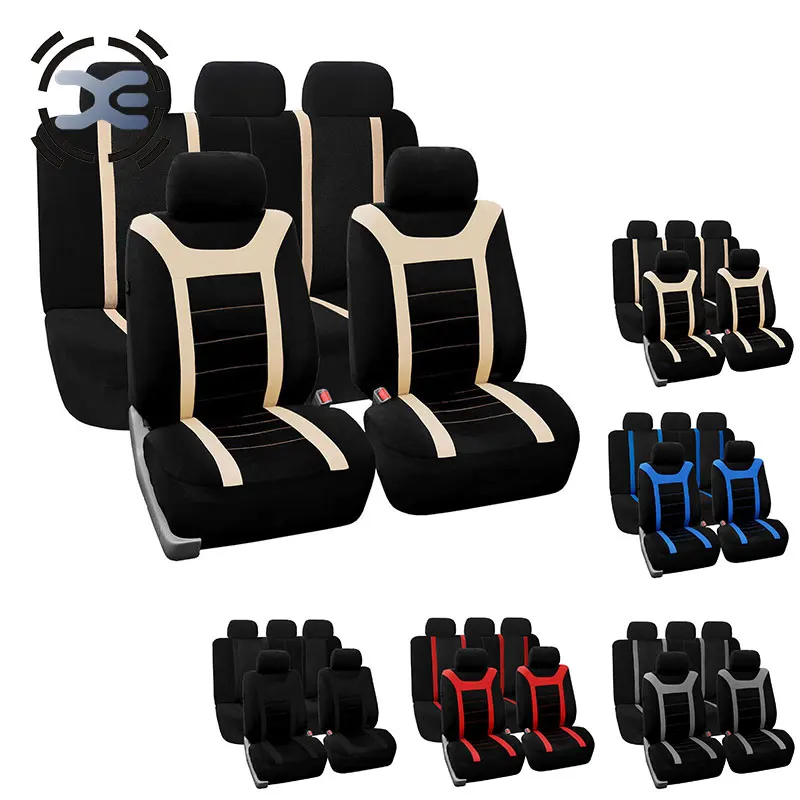 

5 Seats Cloth Art 5 Colors Seat Cover Compatible Universal Fit Most Car Protector Automobiles Interior Accessories T88