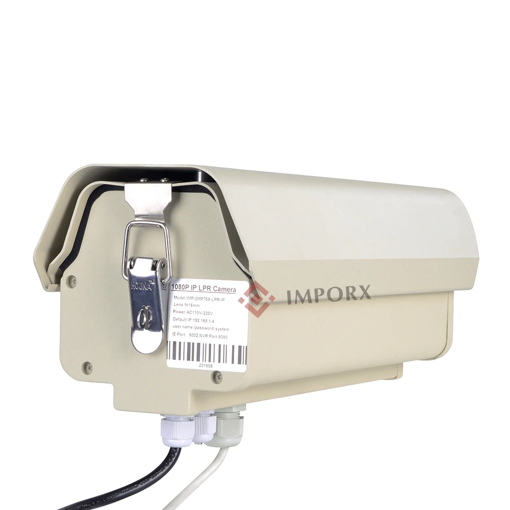 1080P 2MP LPR IP камера ANPR камера распознавания номерного знака Наружная ip-камера безопасности 6~ 16 мм объектив для шоссе и парковки