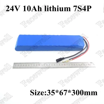 

24v 10ah lithium 7S4P 18650 battery 10ah li-ion battery pack for 250W 350W motor electric bike ebike scooter tools skateboard