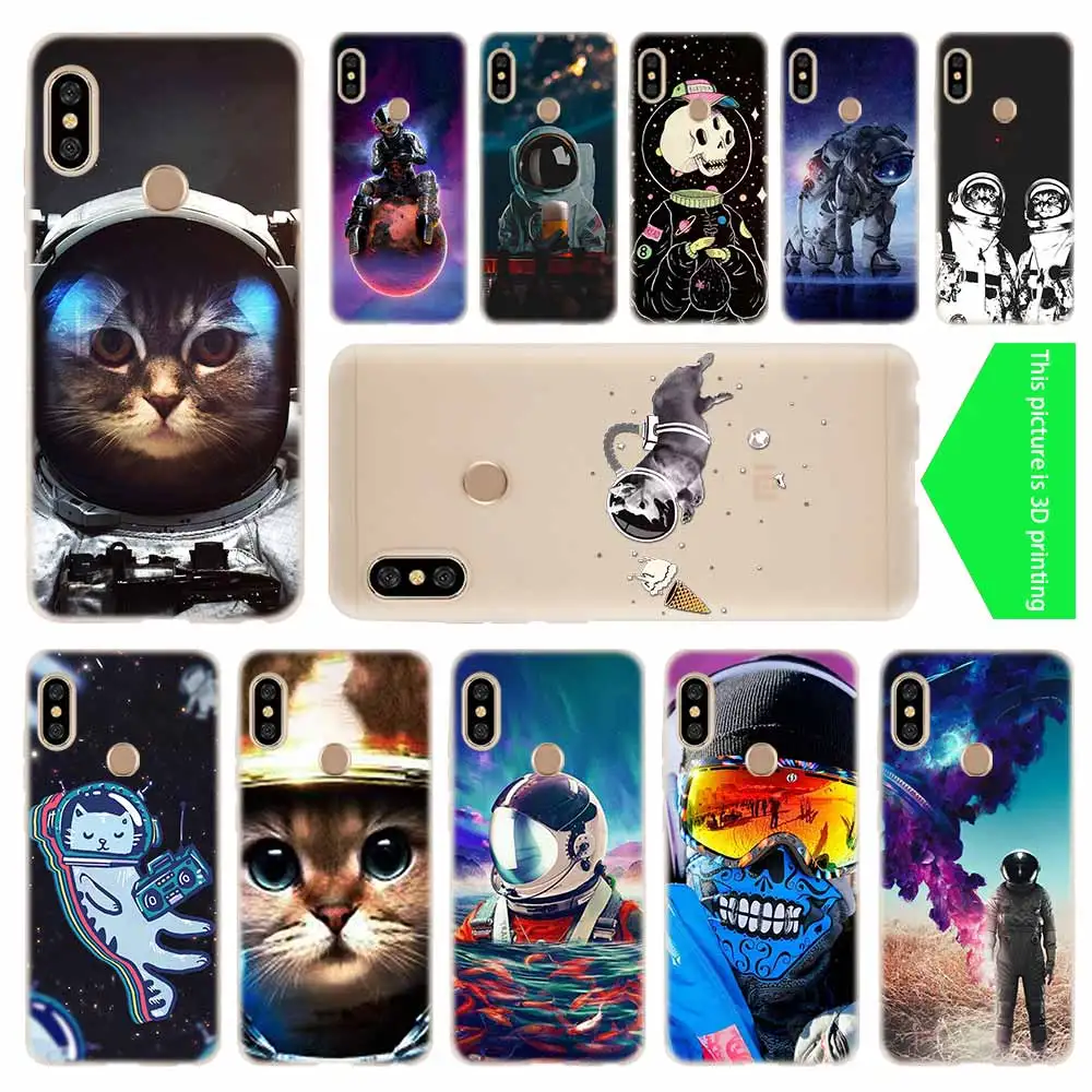 Мягкий Силиконовый ТПУ чехол для телефона Xiaomi Redmi 8 8a 7 7a 6a 5a 5plus Note 9 6 5 Pro 8t Y2 Y3 Кот