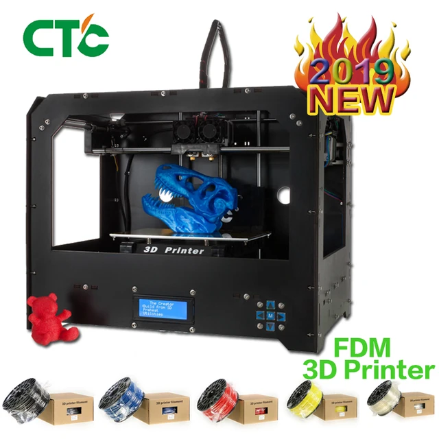 Special Price CTC 3D Printer Dual Extruder + Dual nozzle Two Color Printing 3d Printer / send 0.3KG Abs or Pla Spools for free US Stock Special Price CTC 3D Printer Dual Extruder + Dual nozzle Two Color Printing 3d Printer / send 0.3KG Abs or Pla Spools for free US Stock