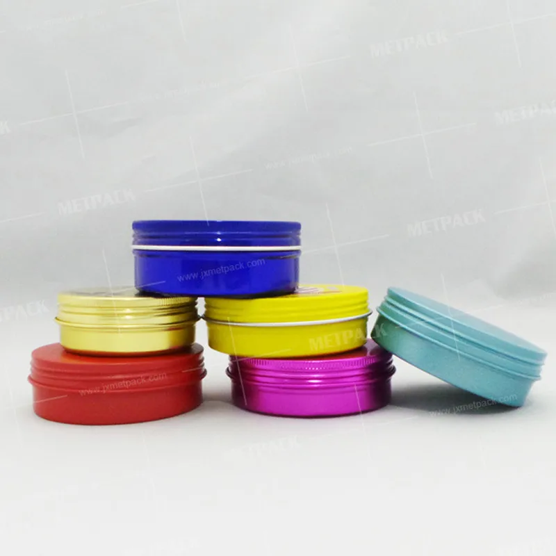 Manufacturer-wholesale-aluminum-cosmetic-cream-jar