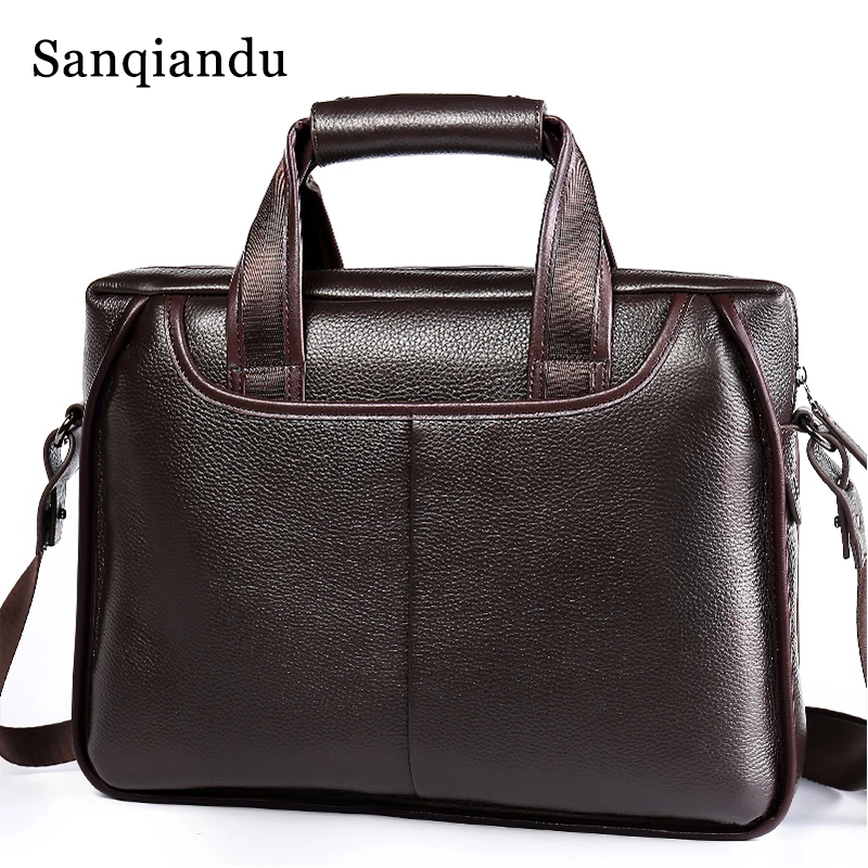 100%Genuine Leather Men Laptop Bag Briefcase Fashion Men's Business Bags Casual Leather Messenger Bag for Men Bag Male Briefcase цена 100%Genuine Leather Men Laptop Bag Briefcase Fashion Men's Business Bags Casual Leather Messenger Bag for Men Bag Male Briefcase цены онлайн