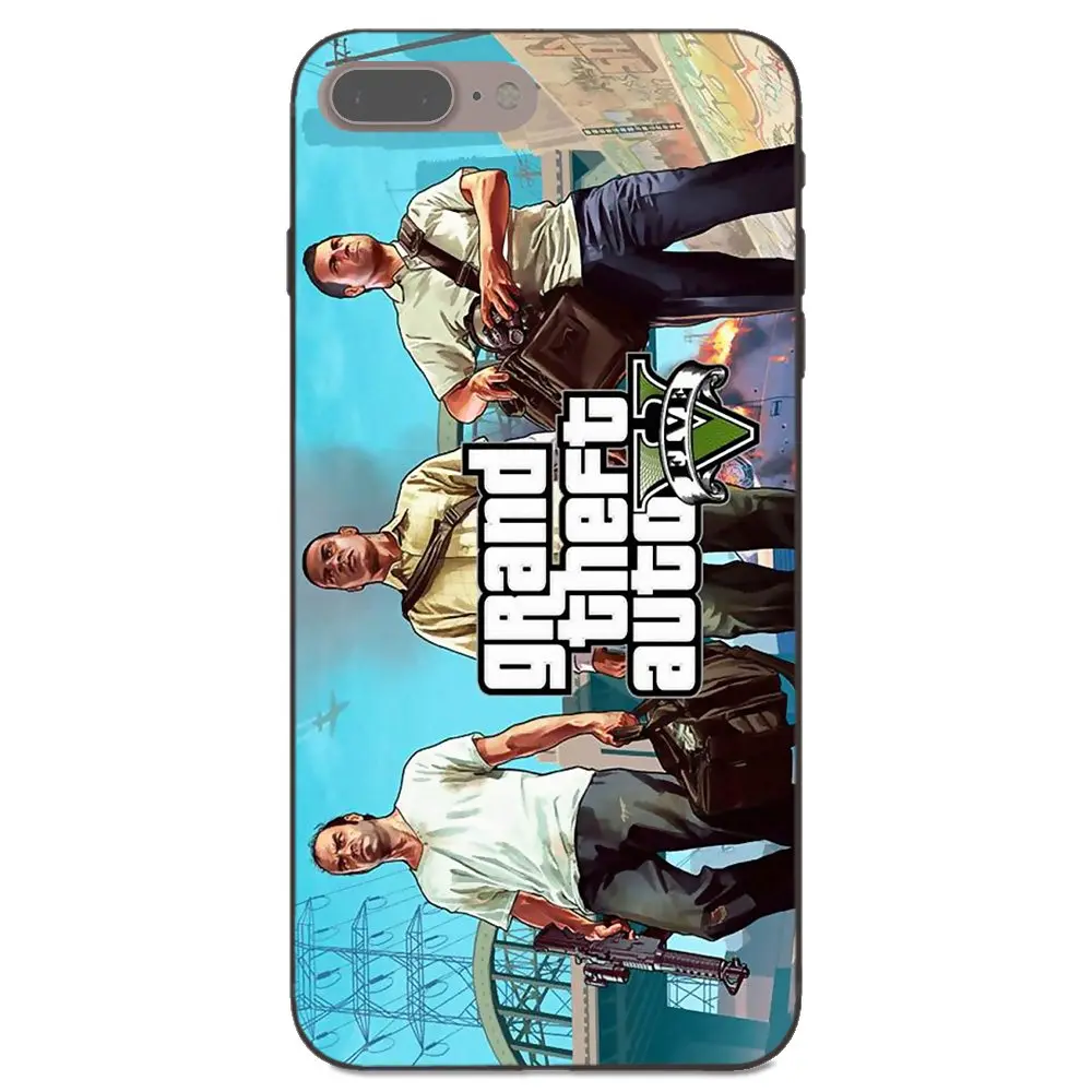 Grand Theft Auto Gta V Мягкий узор для Huawei Honor Enjoy Mate Note 6s 8 9 10 20 P20 P30 Lite Play Pro P