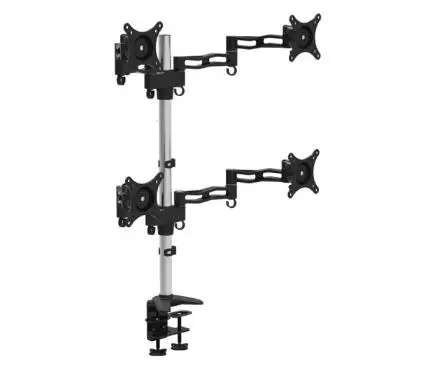  Desk mount Computer monitor bracket four-screen rotary lifting base desktop multi-screen stitching 